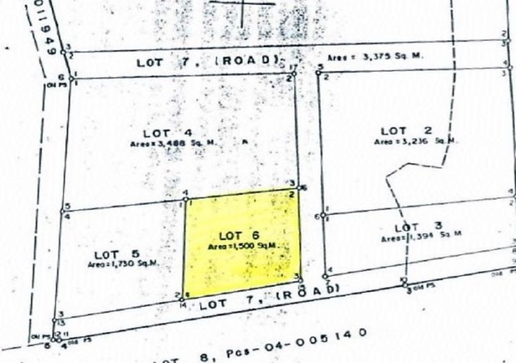 1500 lot for sale located in manggahan gen. trias cavite 