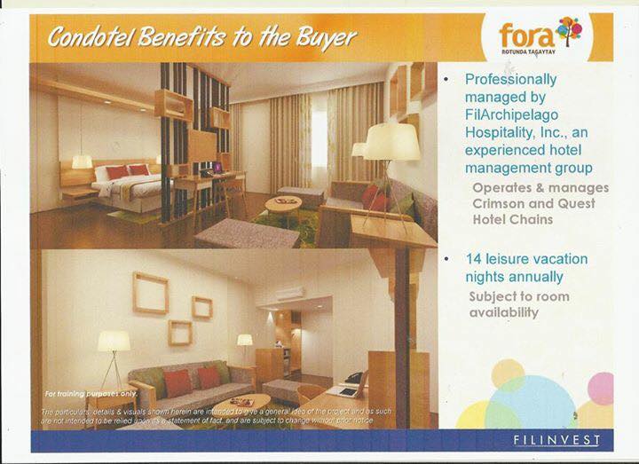 Pre Selling Condotel in Tagaytay Rotunda - Tagaytay FORA