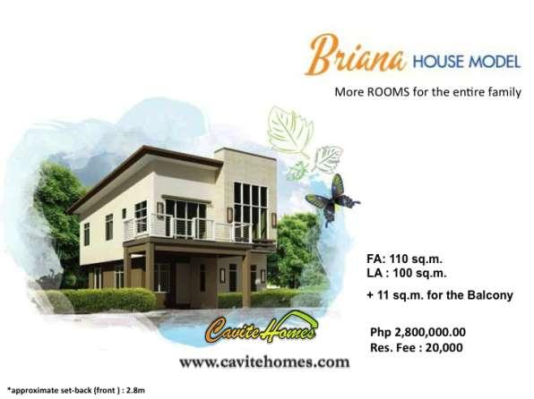 4Br, Briana Single, Lancaster New City, Imus Cavite House and Lot, P23k/mo