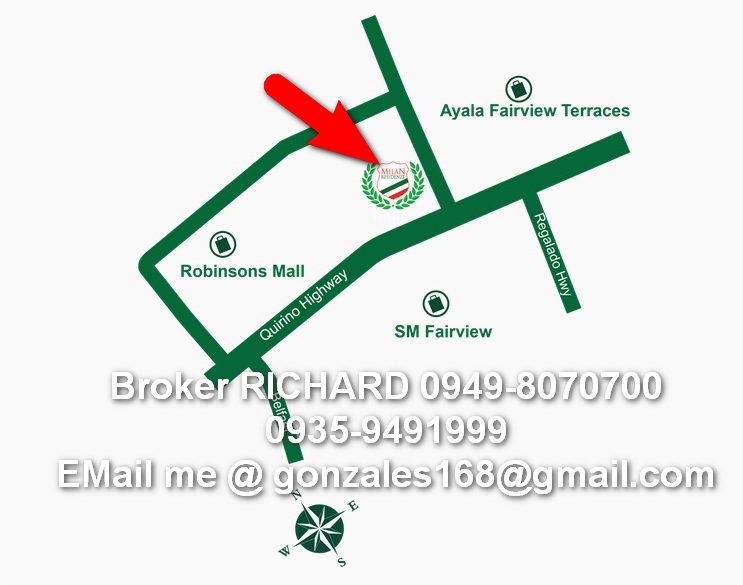 MILAN RESIDENZE across SM Fairview and beside Fairview Terraces Mall