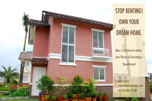 SINGLE DETACHED HOUSE AND LOT FOR SALE, CHARLOTTE MODEL, BELLEFORT ESTATES, 3BDRM @ BACOOR CAVITE NR. SM MOLINO - P2.8M