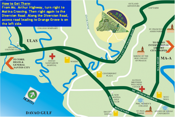 5 Contiguous Lots at Orange Grove Phase 2 Davao City