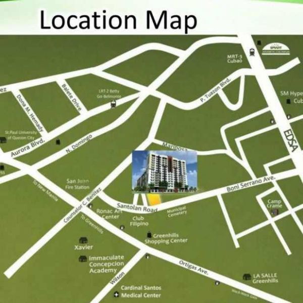 AFFORDABLE GREENHILLS MID-RISE CONDO. PRIME LOCATION. FOR AS LOW AS P250 A DAY!