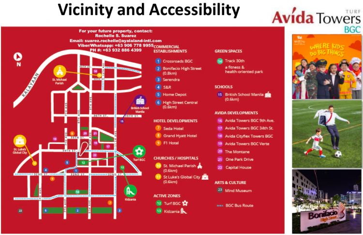 Avida Towers Turf BGC Condominium for Sale near Cityflex, Montane, Grand Hyatt, Veranda, Park Cascade, High Street; Ayala Land