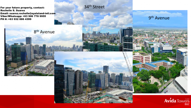 Avida Towers Turf BGC Condominium for Sale near Cityflex, Montane, Grand Hyatt, Veranda, Park Cascade, High Street; Ayala Land