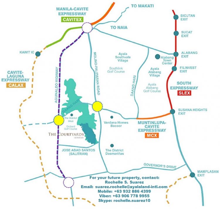 Ayala Land Premier Cavite Lot for Sale in The Courtyards Vermosa; Property Investment, Zobel, Lyceum, Sport, Bacoor, Kawit, Las Pinas
