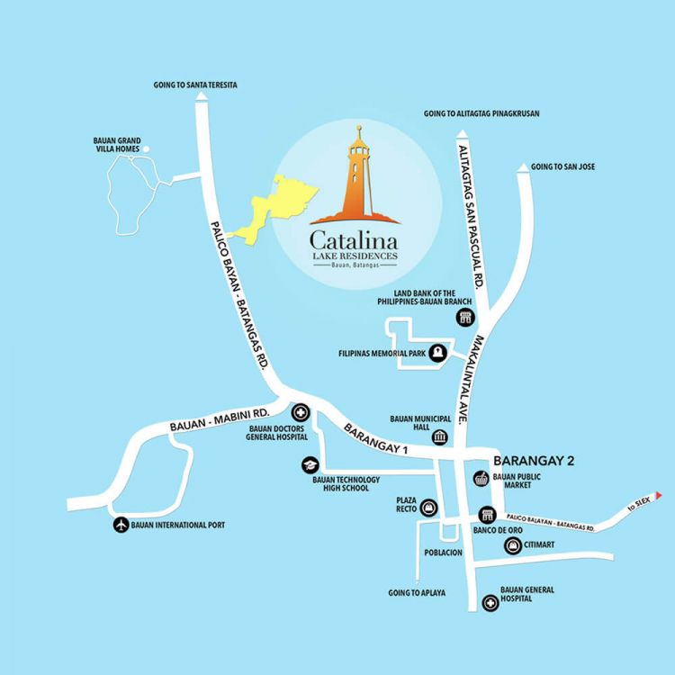 Catalina Lakeside Residential and Commercial Lots in Bauan Batangas