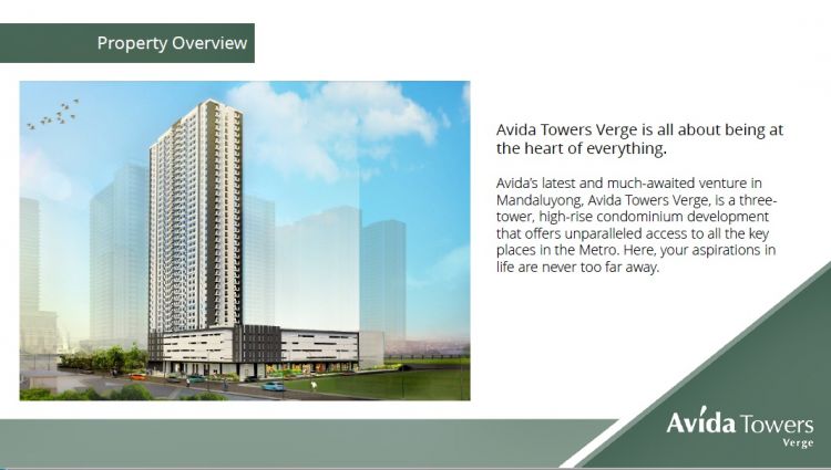 Condo For Sale in Mandaluyong near EDSA MRT Avida Verge Condo