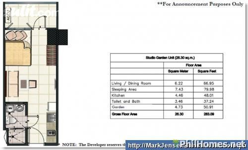 Condo in Blue Residences @Katipunan Ave. Quezon City