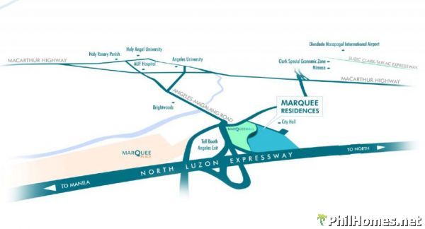 Condo Marquee Residences by AyalaLand in Angeles, Pampanga