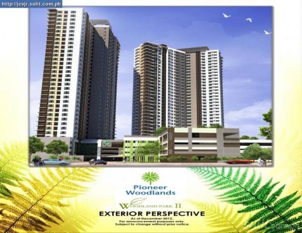 PIONEER WOODLANDS CONDO FOR SALE IN MANDALUYONG CITY/ 2BEDROOMS 36SQM FOR AS LOW AS 14K/MONTH RENT TO OWN CONDO @ NO DOWNPAYMENT NEAR ORTIGAS CBD AND 