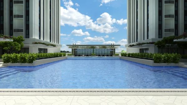 Sapphire Bloc Condo - 1 Bed unit facing amenities in Ortigas 33 sq/m or 355.08 sq/ft