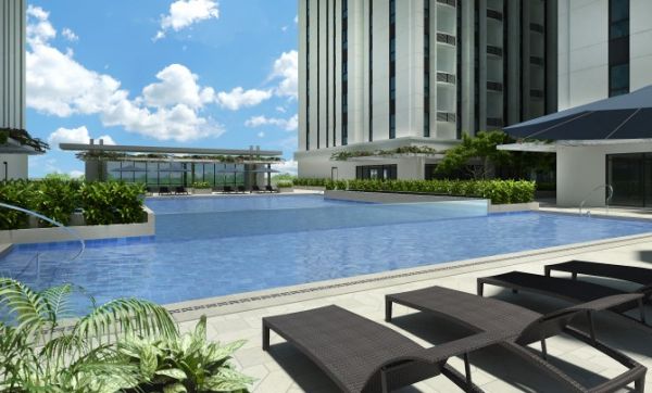 Sapphire Bloc Condo - 1 Bed unit facing amenities in Ortigas 33 sq/m or 355.08 sq/ft