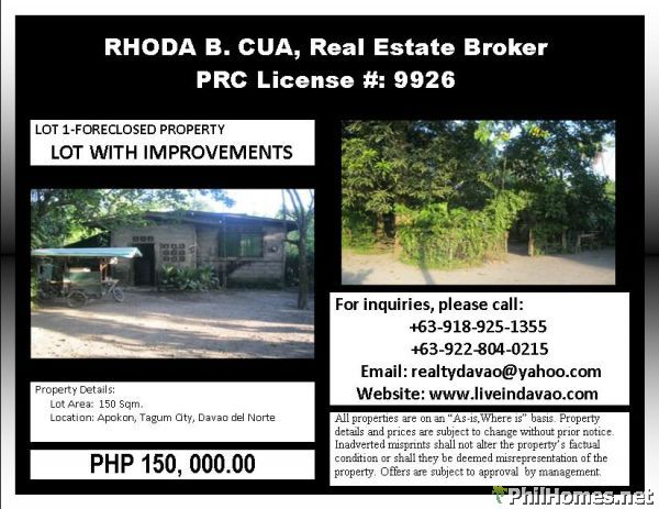 Foreclosed Properties for Auction March 10, 2012