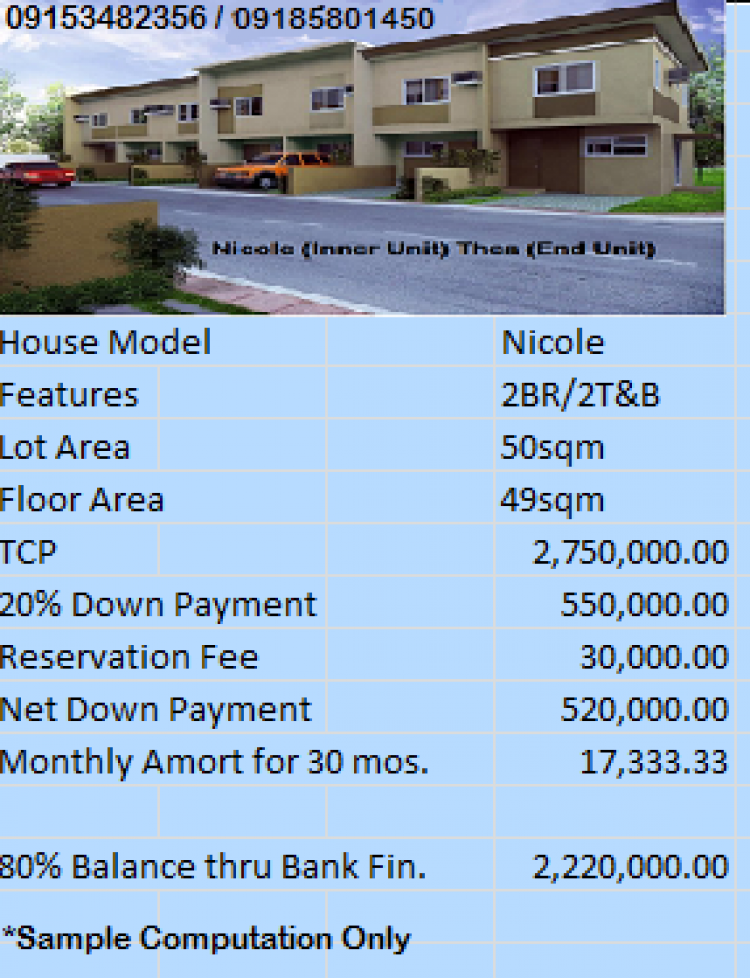 House and Lot for Sale in Solviento Villas, Bacoor, Cavite