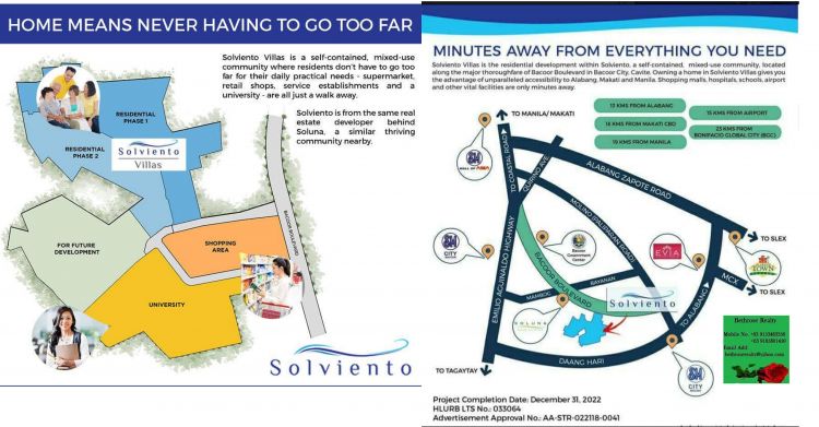 House and Lot for Sale in Solviento Villas, Bacoor, Cavite