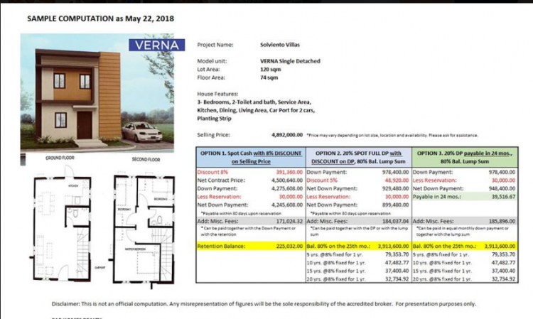 House and Lot for Sale in Solviento Villas, Bacoor, Cavite