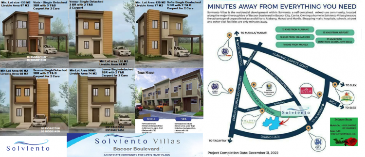 House and Lot for Sale in Solviento Villas, Bacoor, Cavite