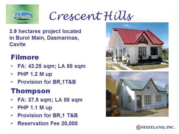 CRESCENT HILLS NEAR LA SALLE DASMA AND EAC THRU PAGIBIG FINANCING