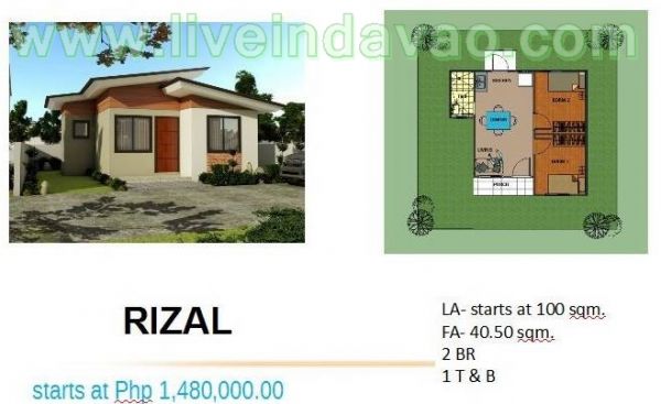 Hidalgo Homes Davao: Rizal House Model
